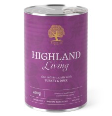 Essential Foods Highland Living Pate turkey &amp;amp;amp; duck 400 g foto