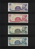 Set Nicaragua 1, 5, 10, 25 Centavos 1991 UNC Colectie Bancnote America de Sud