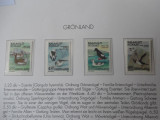 Groenlanda-Fauna ,pasari -serie completa-nestampilate, Nestampilat