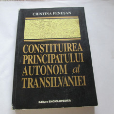 CONSTITUIREA PRINCIPATULUI AUTONOM AL TRANSILVANIEI - CRISTINA FENESAN