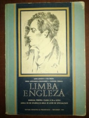 Limba engleza manual pentru clasa a XI-a liceu- Leon Levitchi, Mariana Taranu foto