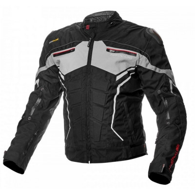 Geaca moto textil Adrenaline Scorpio, negru/gri, marime 4XL foto