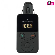 Modulator BT-FM ?i handsfree 4in1 pentru telefon foto