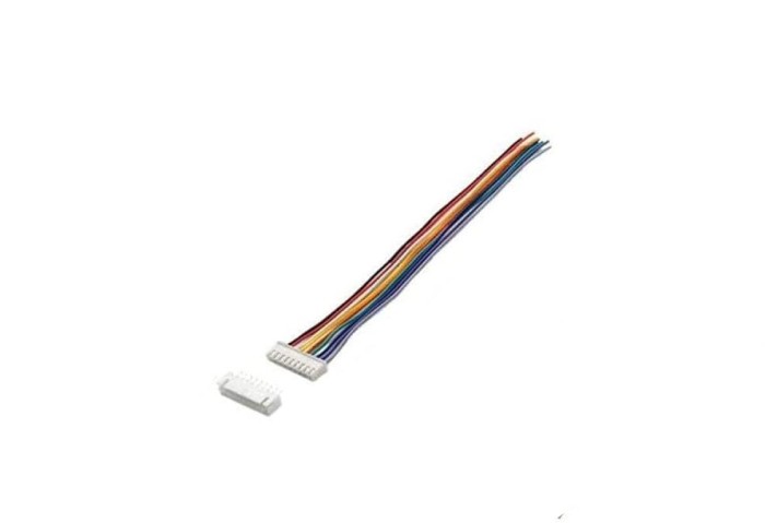 Fir cu conector electric ST XH2.54, 9 pini