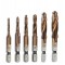 Set profesional cu 6 piese, gaurire + filet, m3 - m10, extra duritate (cobalt)