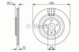Disc frana AUDI A6 Avant (4G5, C7, 4GD) (2011 - 2016) BOSCH 0 986 479 749