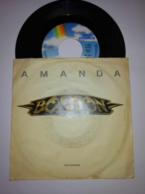 Boston Amanda single vinil vinyl 7&amp;rdquo; VG+ MCA 1986 Ger foto