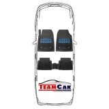 Volkswagen Passat B6 Variant Covorase Auto TeamCar&reg; Tip Tavita Compatibile Variant, Break (2005&ndash;2010) Blue
