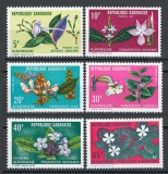 Gabon 1972 Mi 464/69 MNH, nestampilat - Flori, Flora