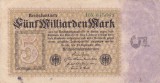 GERMANIA 5.000.000.000 marci 10 septembrie 1923 VF!!!