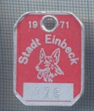 AZ 503 MEDALIE-MEDALION EVIDENTA CANINA-STADT EINBECK -ORASUL EINBECK-GERMANIA, Europa