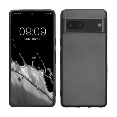 Husa Kwmobile pentru Google Pixel 7, Gri, Silicon, KWM000017QR010C foto