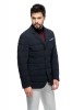 Sacou Barbati Slim Bleumarin Puf Gasca, Elegant, Calduros, Fabricat in Romania