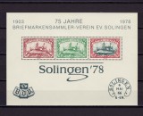 Cumpara ieftin ✅(V 7) Germania &#039;78, bloc Expo. Solingen,dupa 1901 yachtul Imperial Hohenzollern