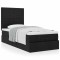 Gossi cadru pat otoman cu saltea tesatura neagra 90x200cm