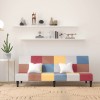 VidaXL Canapea extensibilă cu 2 locuri, material textil