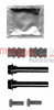 Set bucsi de ghidaj, etrier frana OPEL ASTRA G Hatchback (F48, F08) (1998 - 2009) METZGER 113-1339X