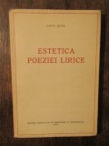 Estetica poeziei lirice - Liviu Rusu , 1937