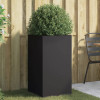 Jardiniera, negru, 42x38x75 cm, otel laminat la rece GartenMobel Dekor, vidaXL