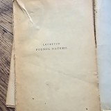 POEMUL NATURII - LUCRETIU