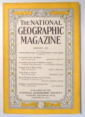 THE NATIONAL GEOGRAPHIC MAGAZINE , JANUARY 1937 foto