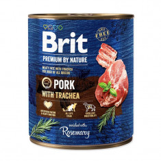 Brit premium by Nature Conservă de porc &amp; trahee 800 g