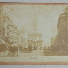 Fotografie veche Strand Londra cca 1890-1900