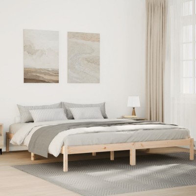 vidaXL Cadru pat foarte lung fără saltea, 180x220 cm, lemn masiv pin 852424 foto