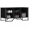 vidaXL Pantofar, negru, 90x38x45,5 cm, lemn prelucrat