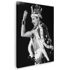 Tablou canvas portret Freddie Mercury Queen in alb negru 1022 Tablou canvas pe panza CU RAMA 50x70 cm