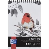 BLOC DESEN OXFORD DRAWING A4, 50 FILE, HARTIE 160 G/MP, SPIRA DUBLA, FSC&Acirc;&reg;
