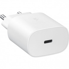 Incarcator retea Samsung EP-TA800EWE Super Fast Charging, 25W, USB Tip c, Alb