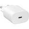 Incarcator Super Fast Charging pentru Samsung A15/A05S/A25/A52/A54/A53/A23/A33/A70/A80,USB C,25W, Alb
