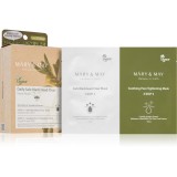 Mary&amp;May Daily Safe Black Head Clear Nose Mask patch-uri de curatare a prilor de pe nas pentru tratarea tenului &icirc;n două faze 2x10 buc