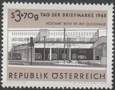 C1484 - Austria 1963 - Ziua marcii Yv.982 neuzat,perfecta stare