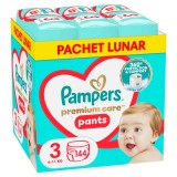 Scutece-chilotel Premium Care Pants XXL Box Marimea 3 pentru 6-11 kg, 144 bucati, Pampers