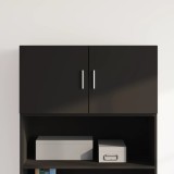 vidaXL Dulap de perete, negru, 80x42,5x40 cm, lemn compozit