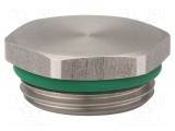 Capac protecție M16 1,5 IP68 oțel inoxidabil HUMMEL V-INOX-FKM