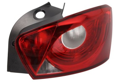 Stop spate lampa Seat Ibiza (6j), 04.2012-, spate, Dreapta, 5 usi, negru carcasa; fara suport bec, TYC foto