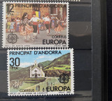 PC473 - Andorra spaniola 1981 Europa CEPT/ Folclor, serie MNH, 2v, Nestampilat