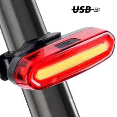 Stop LED pentru bicicleta, reincarcabil USB 600 mAh, 16 LED-uri, 4 moduri iluminare, IPX4 foto