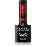 Claresa SoakOff UV/LED Color Kiss Me lac de unghii sub forma de gel culoare 5 g