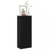 VidaXL Bibliotecă Stejar negru 40x24x102 cm Lemn prelucrat 860374