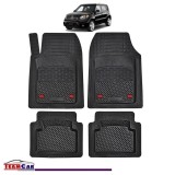 Covorase Auto TeamCar&reg; Tip Tavita Compatibile Kia Soul Generatia I (2008&ndash;2013) Negru Material Rezistent, Cauciuc
