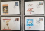Set complet de 24 plicuri filatelice FDC Jocurile Olimpice Montreal 1976 &ndash; Colecționari timbre