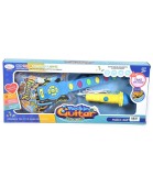 Chitară Electrică Luminoasă pentru Copii, cu Microfon, &icirc;n Cutie