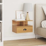 vidaXL Dulap de noapte Maro miere 40 x 31 x 27 cm Lemn de pin masiv 42025043