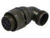 Conector Circular Amphenol DS3108A 18-1S, 10 Pini, 13A, Mama, Montare Cablu, Argintat, MIL-C-5015