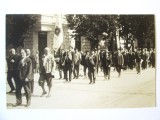 Cumpara ieftin Rară! Carte postala foto Emil Fischer:Defilare Sibiu 1934