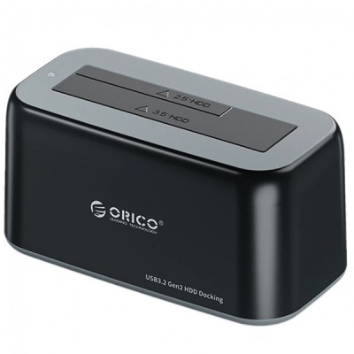 Docking Station Orico 6819C3 1-Drive pentru HDD / SSD SATA 2.5inch / 3.5inch, Negru foto